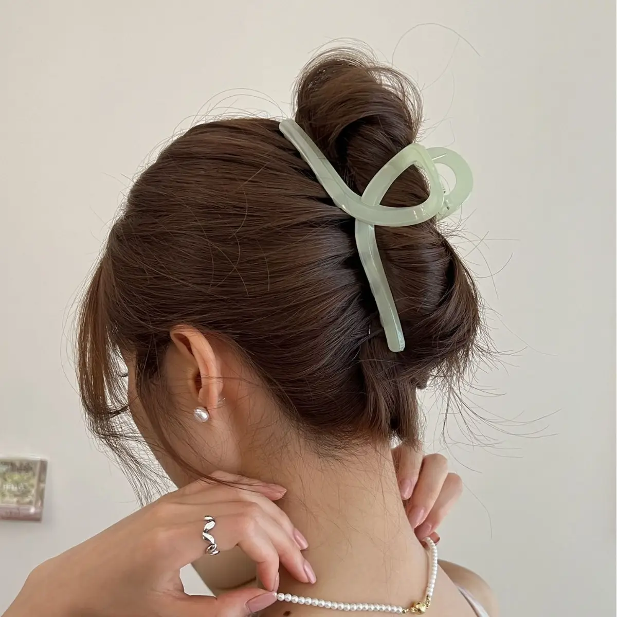 South Korea Vintage Morandi Jelly Hair Clip Large Grab Women Summer Niche Elegant Hairpin Shark Clip - Image 7