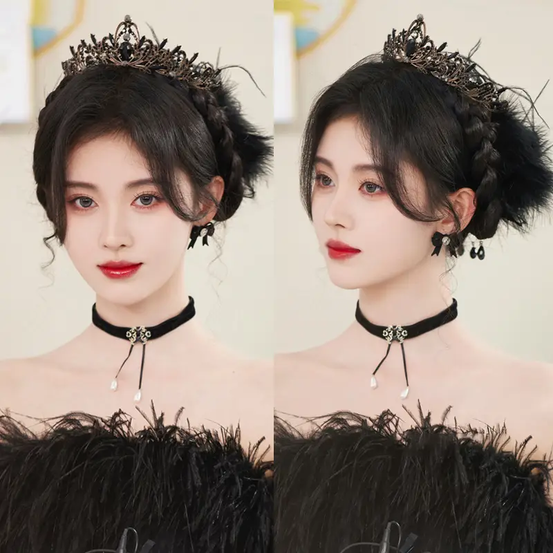 Goddess Birthday Crown Baroque Hair Accessories