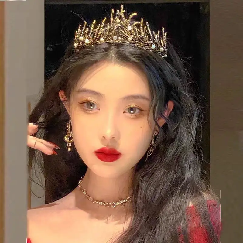 Goddess Birthday Crown Baroque Hair Accessories — feature 5