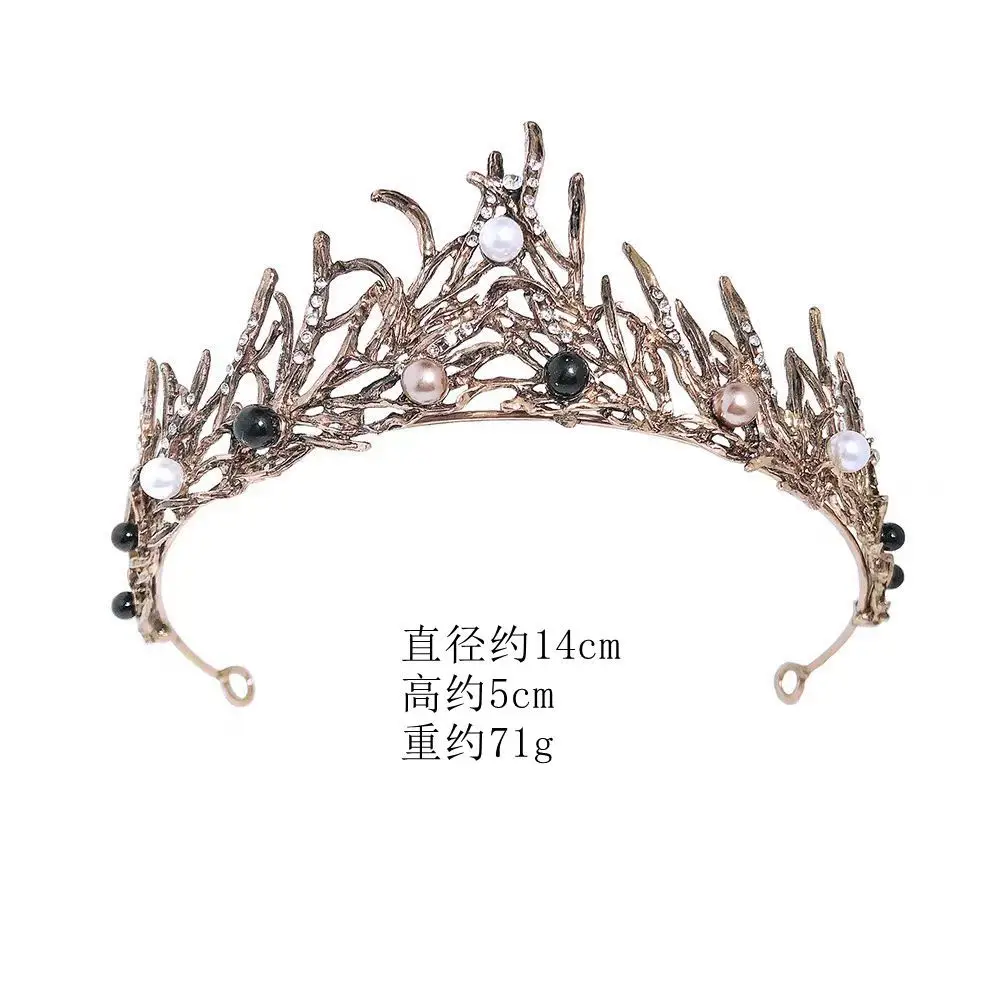 Goddess Birthday Crown Baroque Hair Accessories