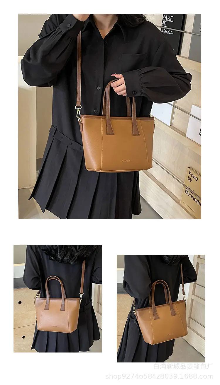 Women Retro Brown Shoulder Bag Large Capacity 2026 — feature 10