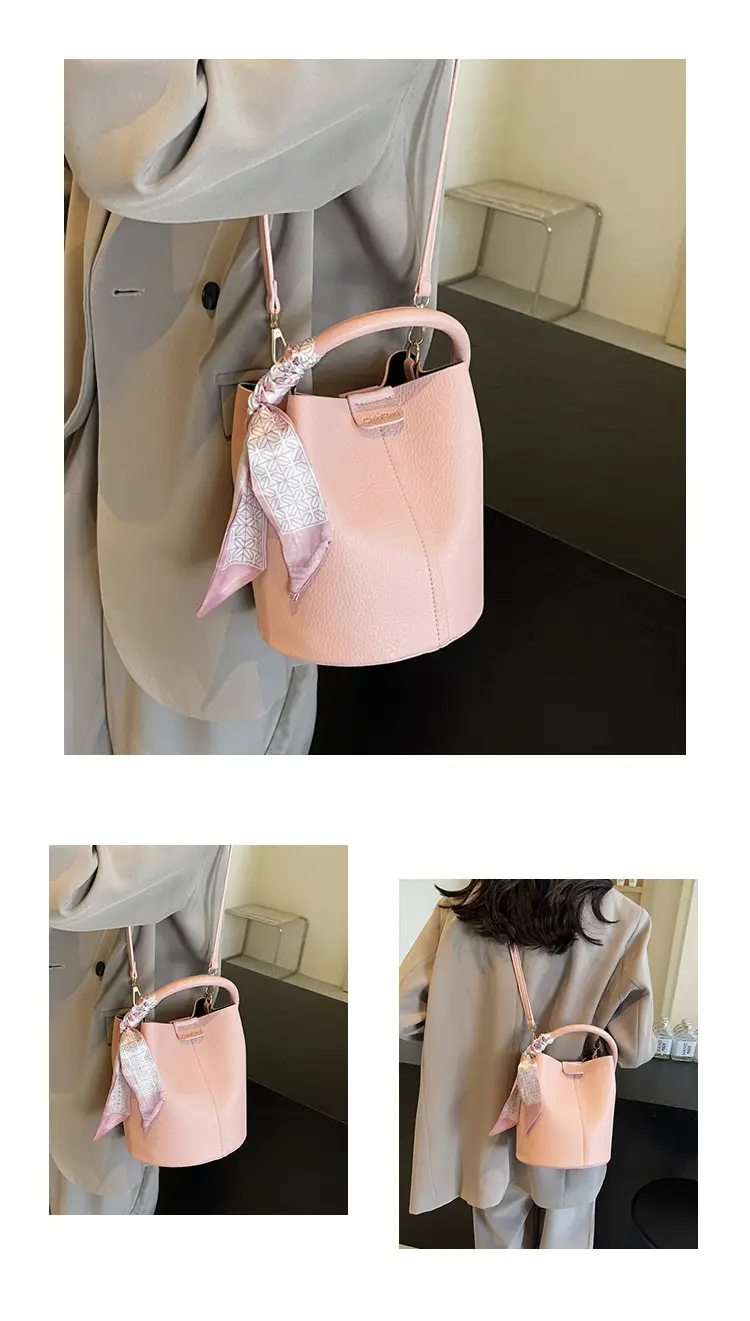 Soft Leather Bucket Bag for Women Beige 2026 — feature 13