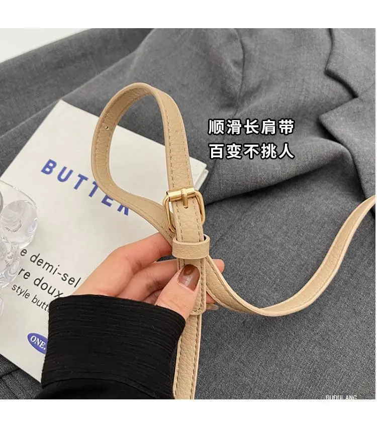 Soft Leather Bucket Bag for Women Beige 2026 — feature 3
