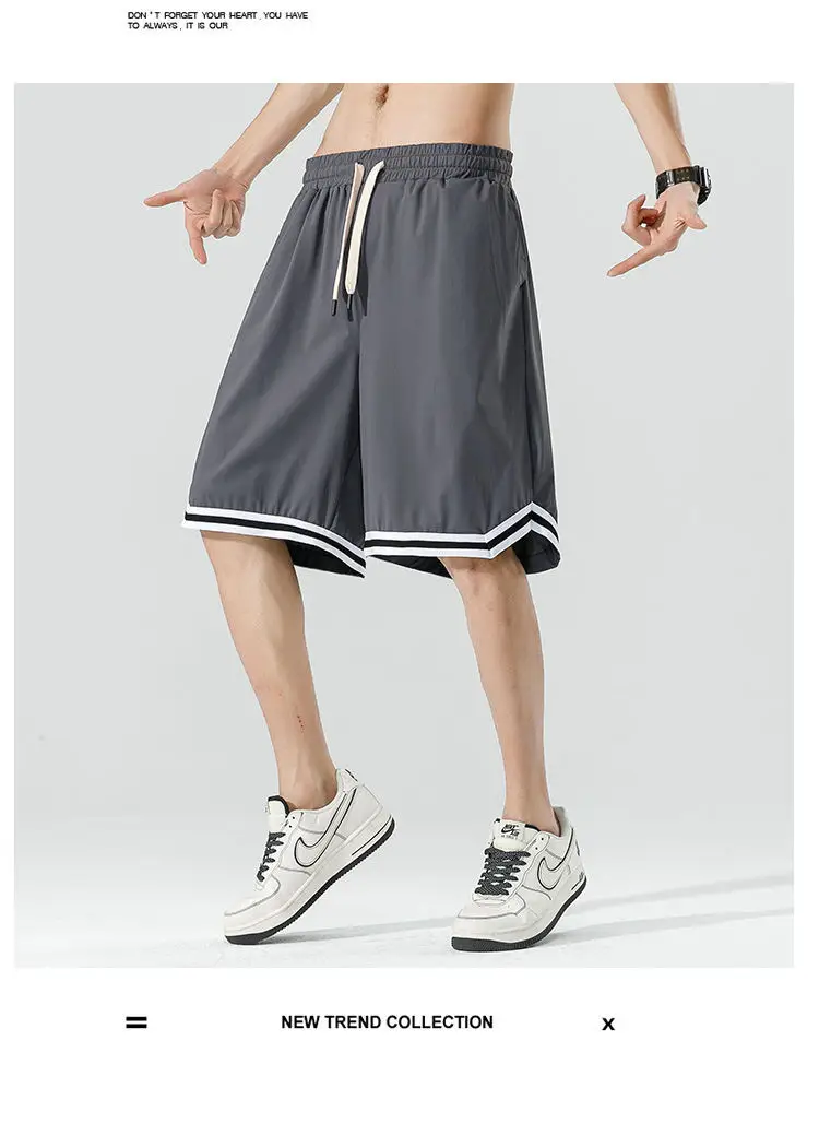 Men's Black Drawstring Shorts China Brand — feature 17