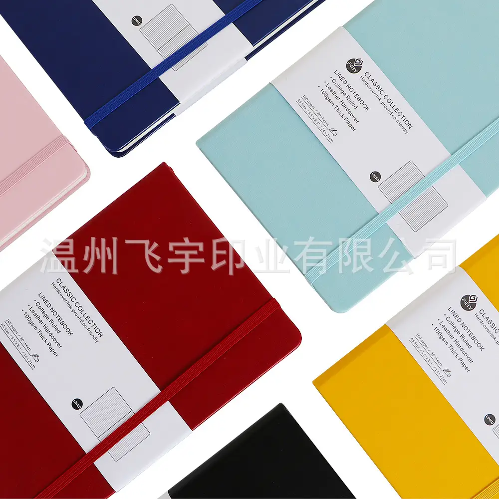A5 Cross-Carrier Strap Notepad Pink Business Office
