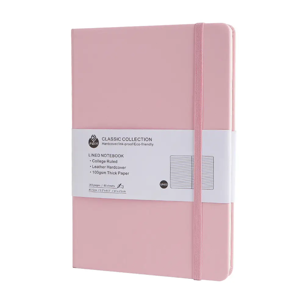 A5 Cross-Carrier Strap Notepad Pink Business Office