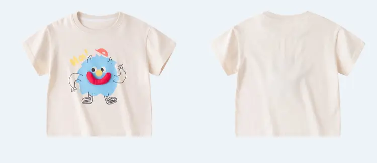 Boys Cartoon T-Shirt Summer Thin Short Sleeve — feature 16