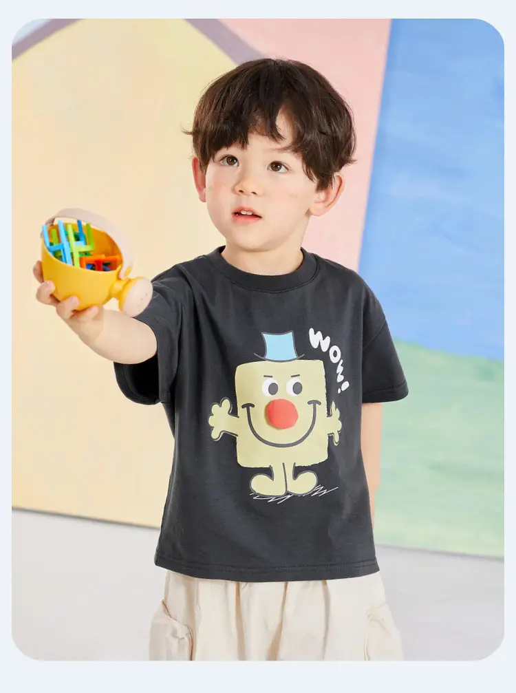 Boys Cartoon T-Shirt Summer Thin Short Sleeve — feature 21