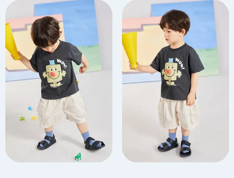 Boys Cartoon T-Shirt Summer Thin Short Sleeve — feature 23