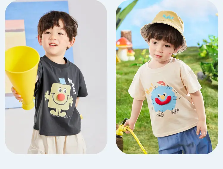 Boys Cartoon T-Shirt Summer Thin Short Sleeve — feature 25