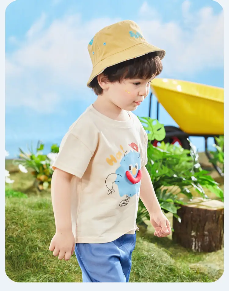 Boys Cartoon T-Shirt Summer Thin Short Sleeve — feature 26