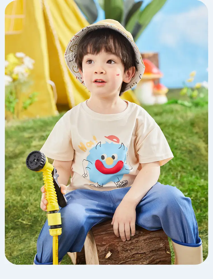 Boys Cartoon T-Shirt Summer Thin Short Sleeve — feature 28