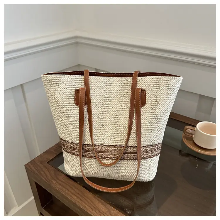 Large Capacity Korean Style Straw Bucket Bag 2024 — feature 18