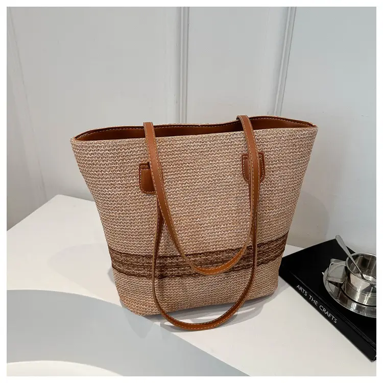 Large Capacity Korean Style Straw Bucket Bag 2024 — feature 20