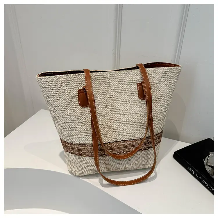 Large Capacity Korean Style Straw Bucket Bag 2024 — feature 21