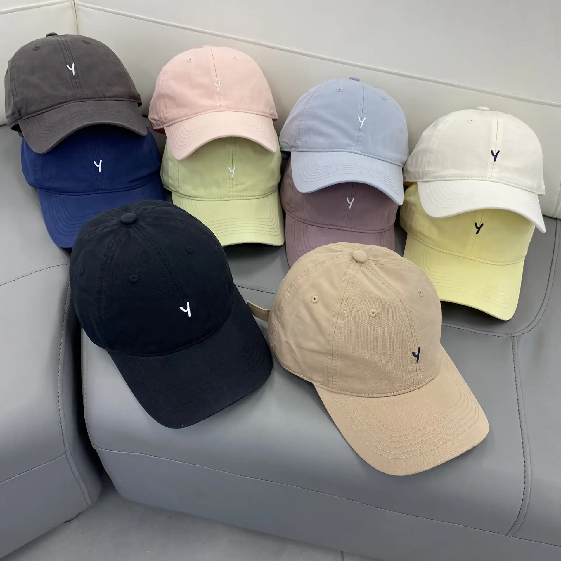 Korean Style Yellow Baseball Cap for Women Men - Image 11