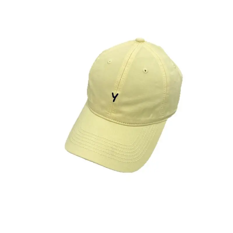 Korean Style Yellow Baseball Cap for Women Men - Image 12