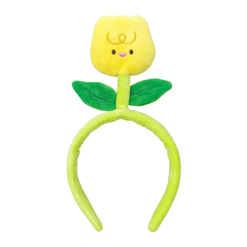 Cute New Tulip Flower Hair Band with Caterpillar Design - Image 4