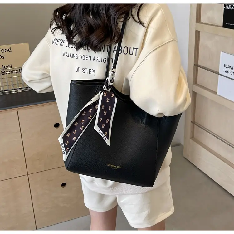 Women's Large Capacity Satchel Bag Brown New 2024 — feature 50