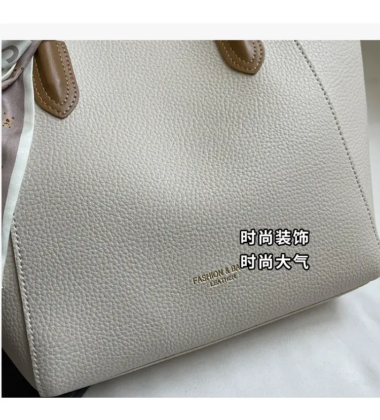 Women's Large Capacity Satchel Bag Brown New 2024 — feature 8