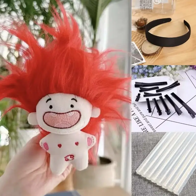 Plush Cartoon Hairband with Dog Headband & Twelve Constellation DIY Hair Tie — feature 15