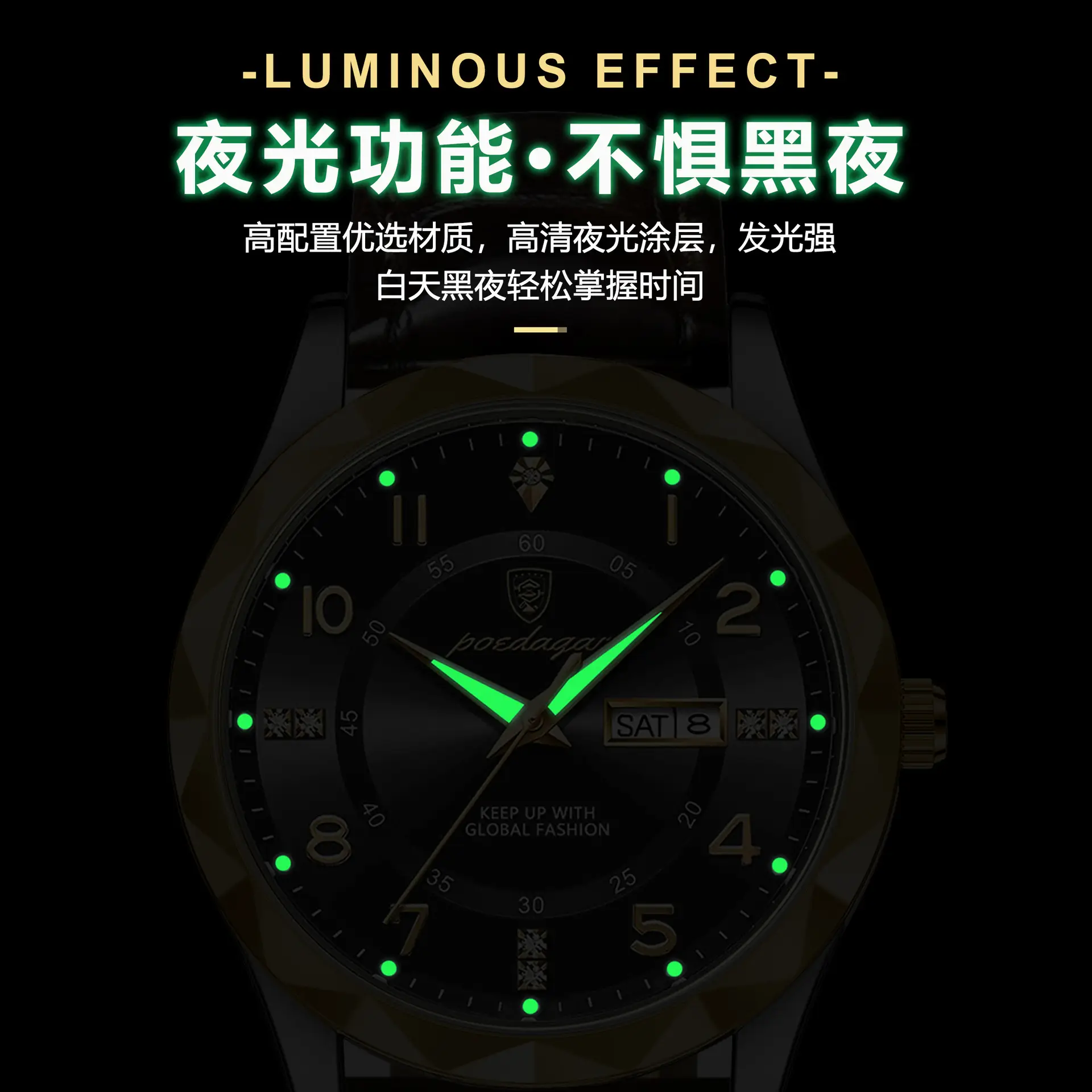 Men's Swiss Quartz Watch with Leather Belt & Live Display - Image 13