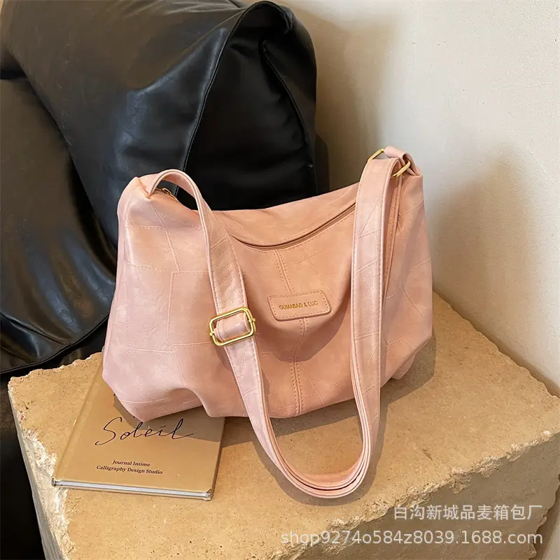 Women's Pink Soft Sided Shoulder Bag 2026 - Image 4