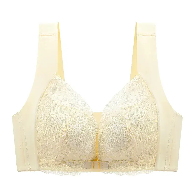 White Lace Push Up Bra for Women Small Chest - Image 3