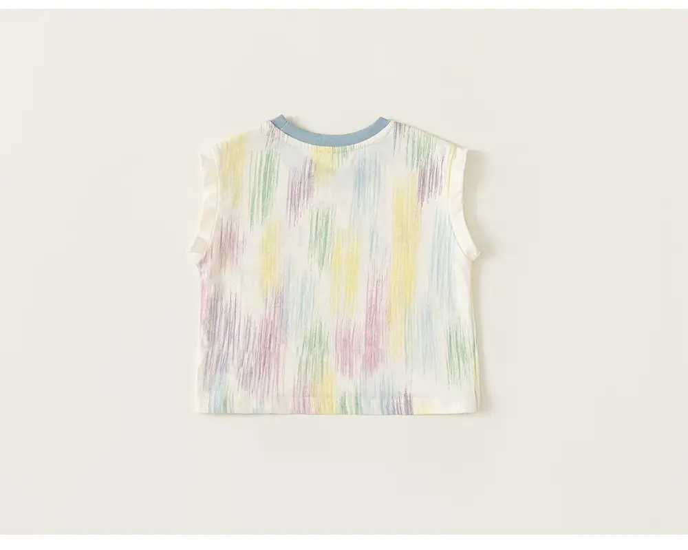 Kids Sleeveless T-Shirt Letter Print Summer Wear 2026 — feature 16