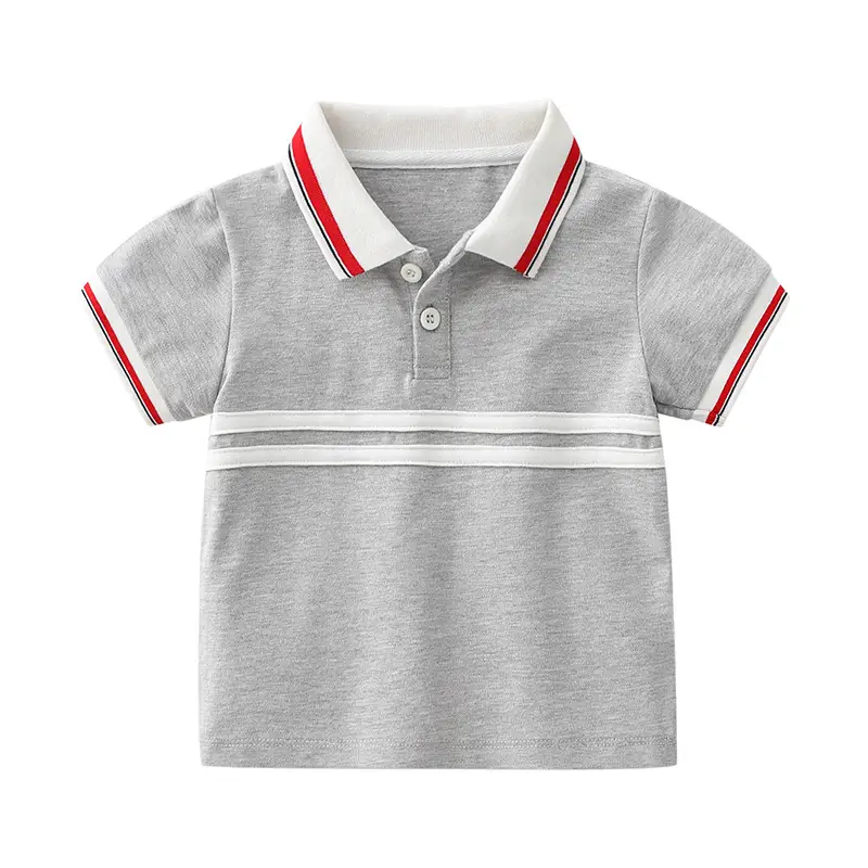 Kids Boys T-Shirt Grey Short Sleeve 2025 - Image 7