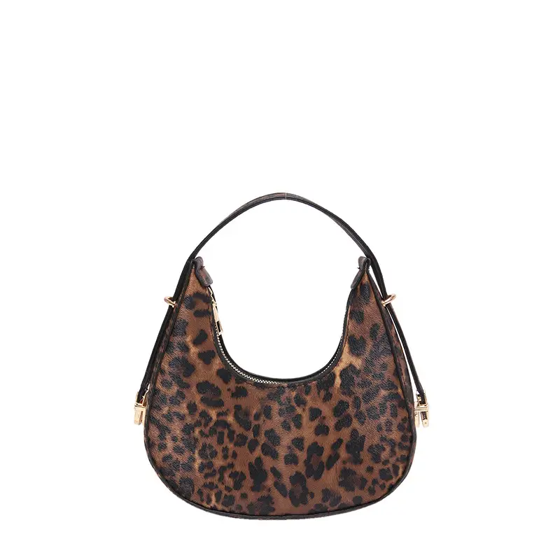 Mini Leopard Print Shoulder Bag Women 2024