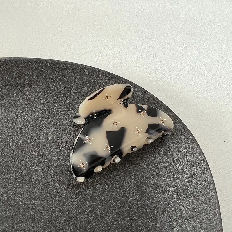 French Light Luxury Semi-Round Diamond-Encrusted Hair Clips — feature 25