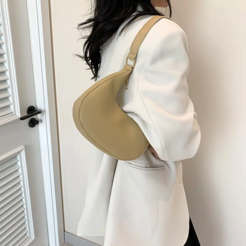White Underarm Bag Women's 2024 Casual New Style - Image 10