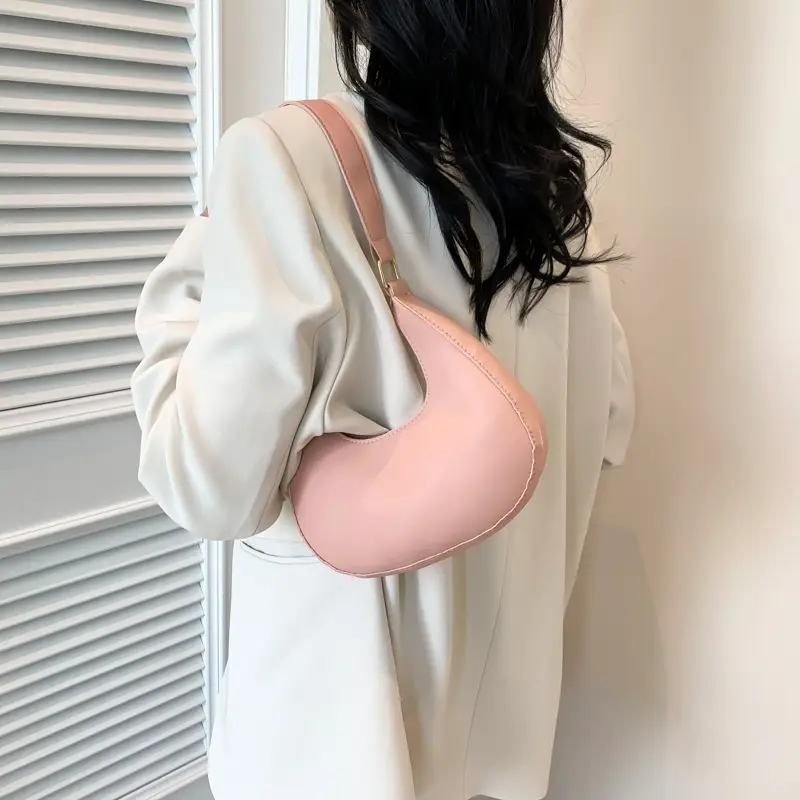 White Underarm Bag Women's 2024 Casual New Style - Image 11