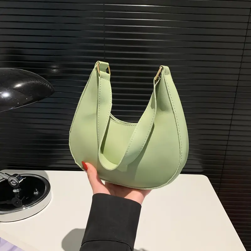 White Underarm Bag Women's 2024 Casual New Style - Image 3