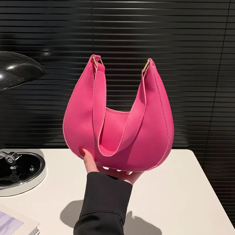 White Underarm Bag Women's 2024 Casual New Style - Image 6