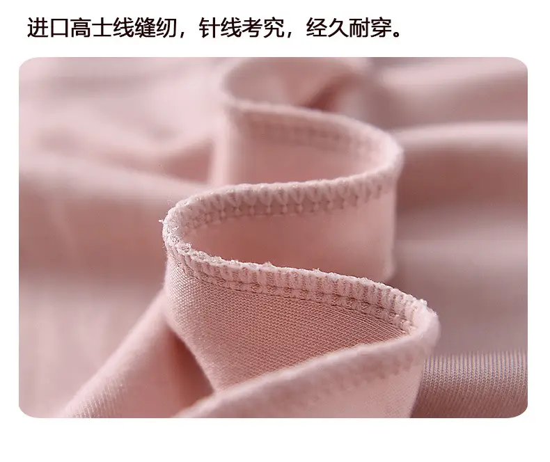 Summer Thin Women's 80S Lenzing Modal Home Clothes Round Neck Loose Short-Sleeved Shorts Antibacterial Suit — feature 16