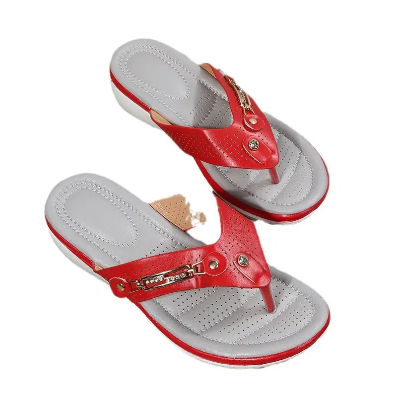 Amazon 2023 Flip-Flops Women Outfit Wish Beach Sandals and Slippers Summer Cross-Border Casual plus size Women Slippers - Image 9