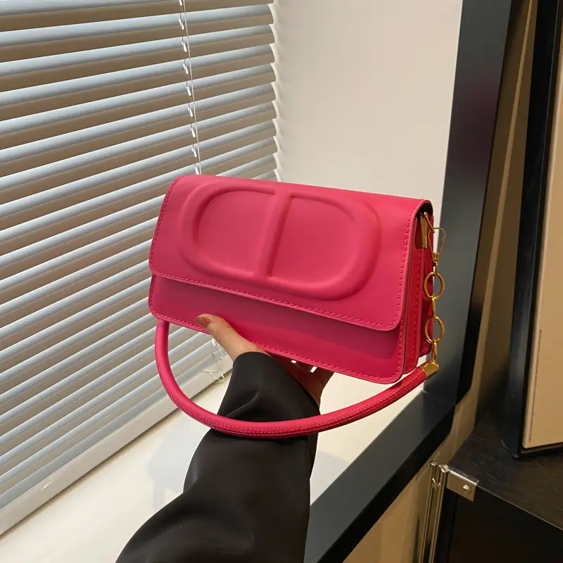 Western Style Pressure Shell Shoulder Bag for Women