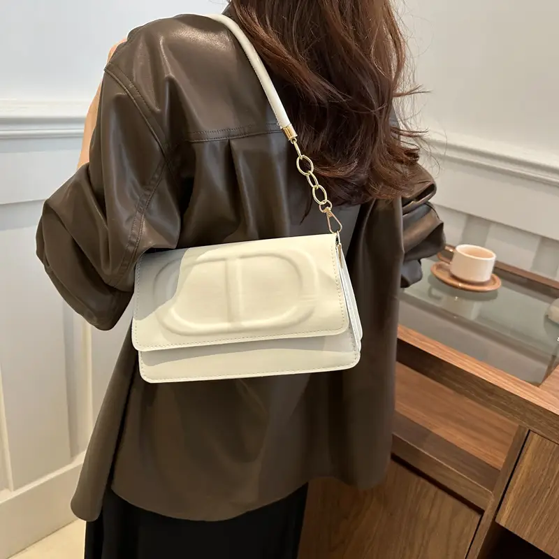 Western Style Pressure Shell Shoulder Bag for Women