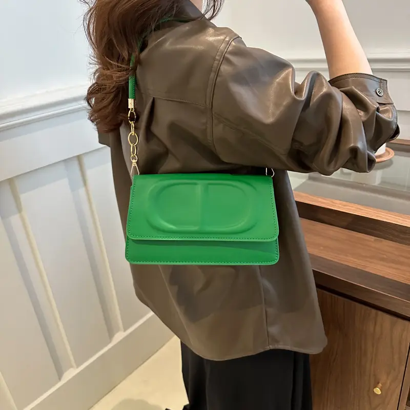 Western Style Pressure Shell Shoulder Bag for Women