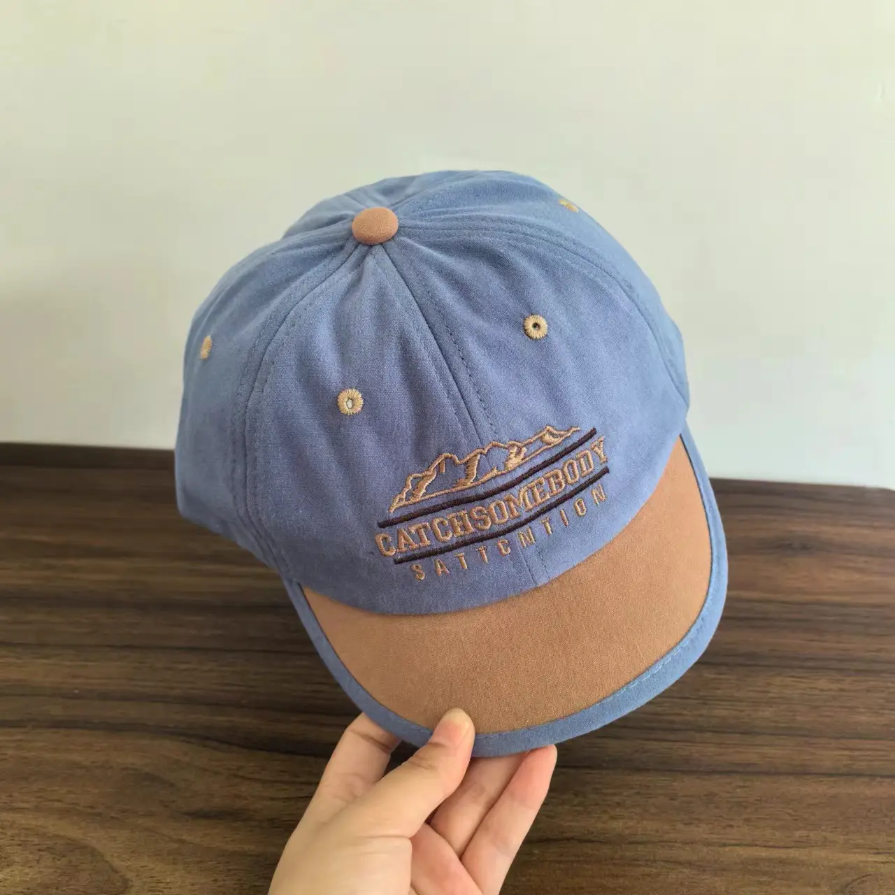 Japanese Retro Baseball Cap with Embroidered Logo - Image 4