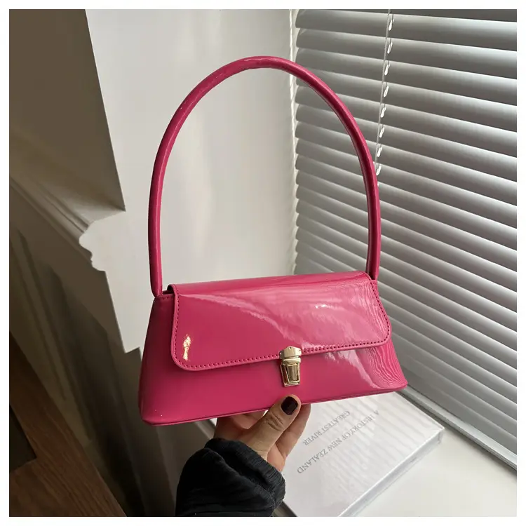 Pink French Niche Textile Shoulder Bag for Women — feature 16