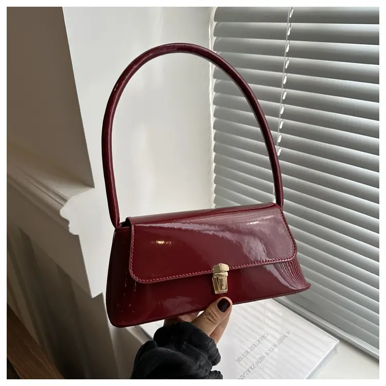 Pink French Niche Textile Shoulder Bag for Women — feature 7
