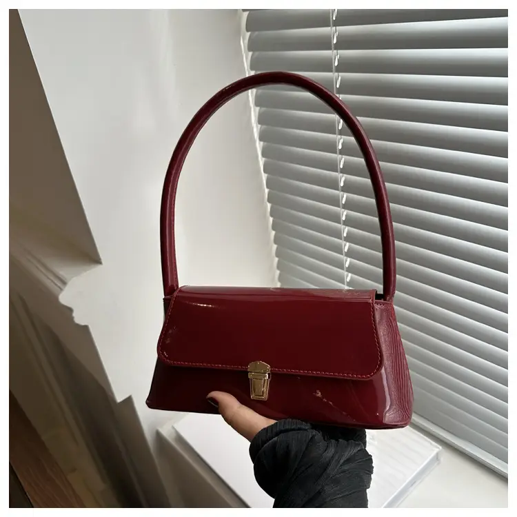 Pink French Niche Textile Shoulder Bag for Women — feature 8
