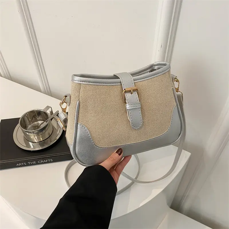 Korean Style Woven Crossbody Bag Women 2024 - Image 7