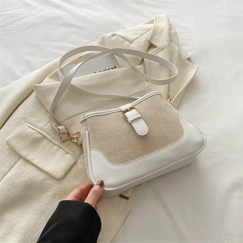 Korean Style Woven Crossbody Bag Women 2024 - Image 2