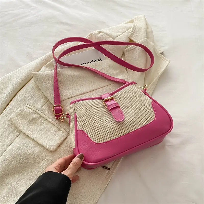 Korean Style Woven Crossbody Bag Women 2024 - Image 4