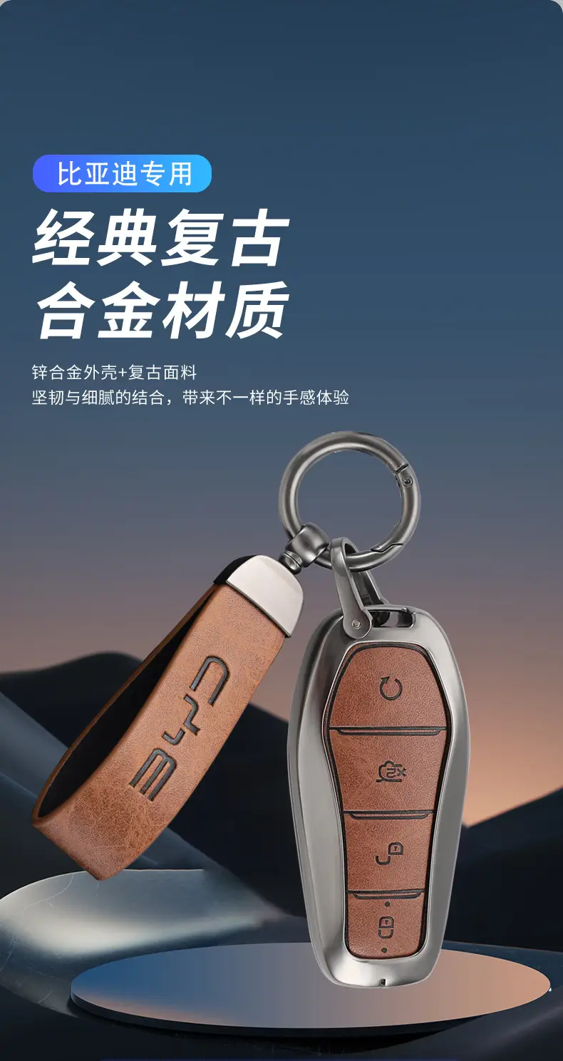 Suitable for Byd Car Key Covers, Including Models Like Tang, Yuan, Song, Qin, Han, Seagull, Sea Lion, Dolphin, Seal, and Destroyer Series — feature 2