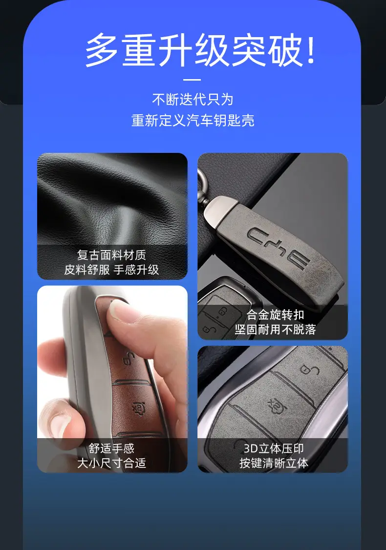 Suitable for Byd Car Key Covers, Including Models Like Tang, Yuan, Song, Qin, Han, Seagull, Sea Lion, Dolphin, Seal, and Destroyer Series — feature 3